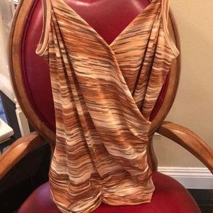 Rampage Multicolored V-Neck Top